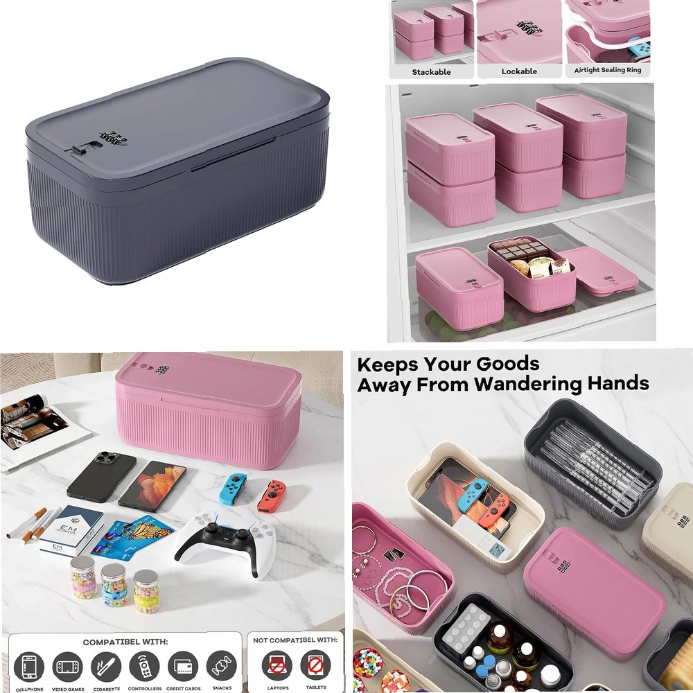 Medicine Cabinet Lock - กล่องล็อคแบบปลอดภัยสำหรับสำนักงาน โรงเรียน บ้าน – ตู้เก็บยาแบบล็อคได้ ภาชนะใส่อาหารและขนม