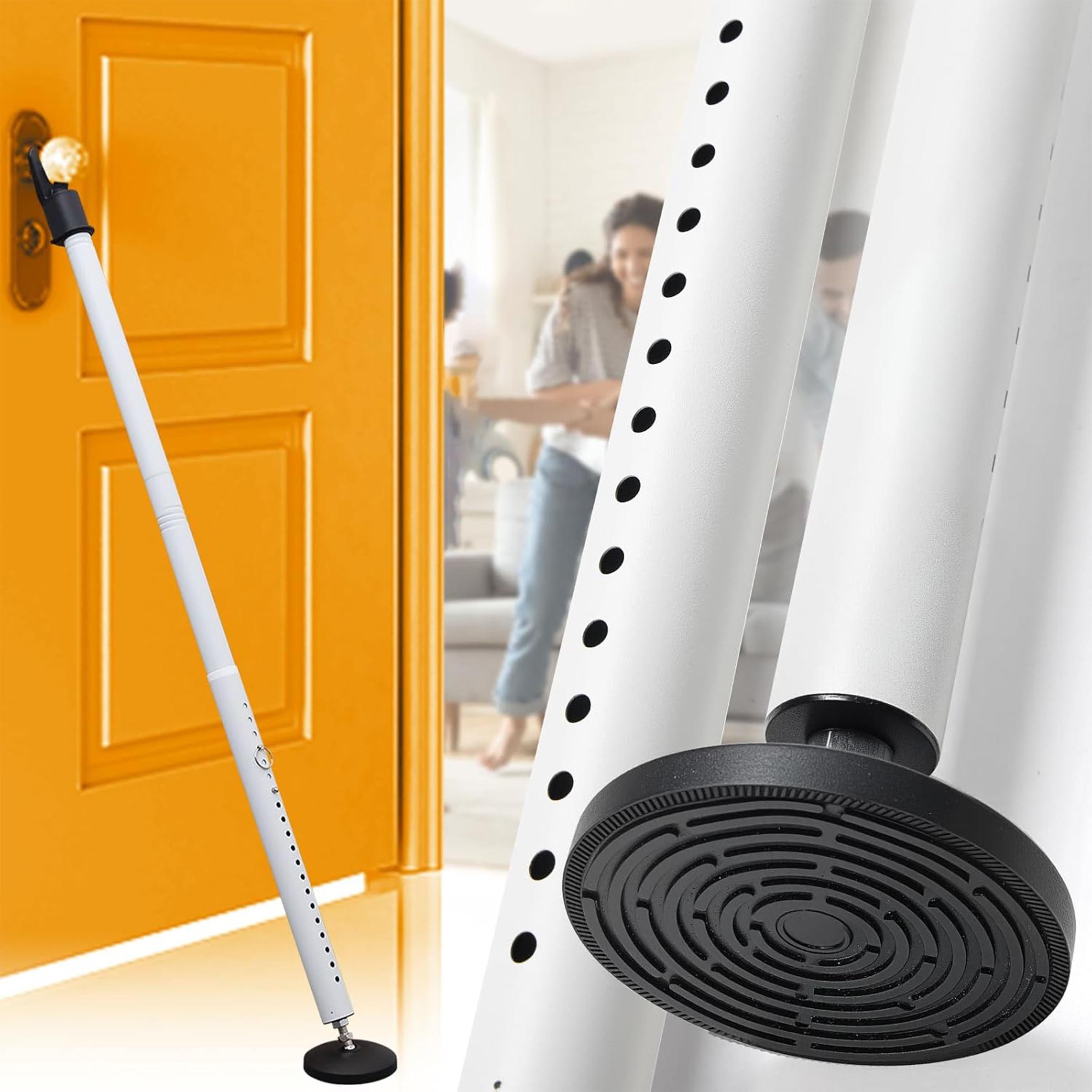 Window Lock Bar - ราวกั้นประตูแบบเลื่อน 2in1 ปรับได้, ตัวกั้นประตูเหล็กแข็งแรงพร้อมระบบล็อคป้องกันการโจรกรรม, ราวกั้นนิรภัยสำหรับหน้าต่างบ้าน