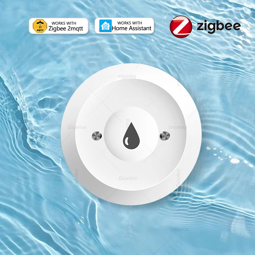 Water Alarm Sensor - Zigbee เครื่องตรวจจับน้ํารั่วเซนเซอร์เครื่องตรวจจับการรั่วไหล Smart Home Security การตรวจสอบเวลาจริงสนับสนุน
