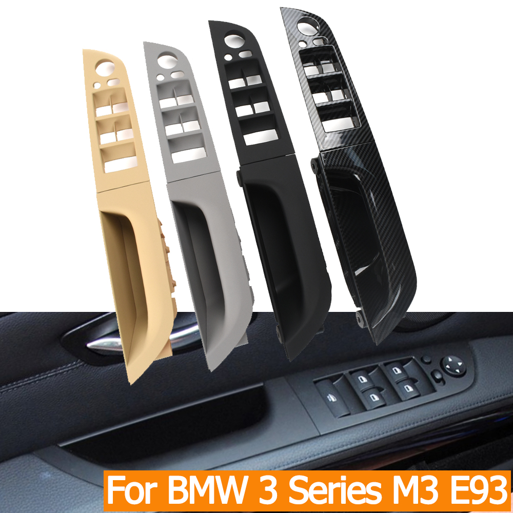 Window Lock Bar - ซ้ายประตูหน้าต่างสวิทช์แผงฝาครอบและขวาประตูสำหรับ BMW 3 Series M3 E93เปิดประทุน