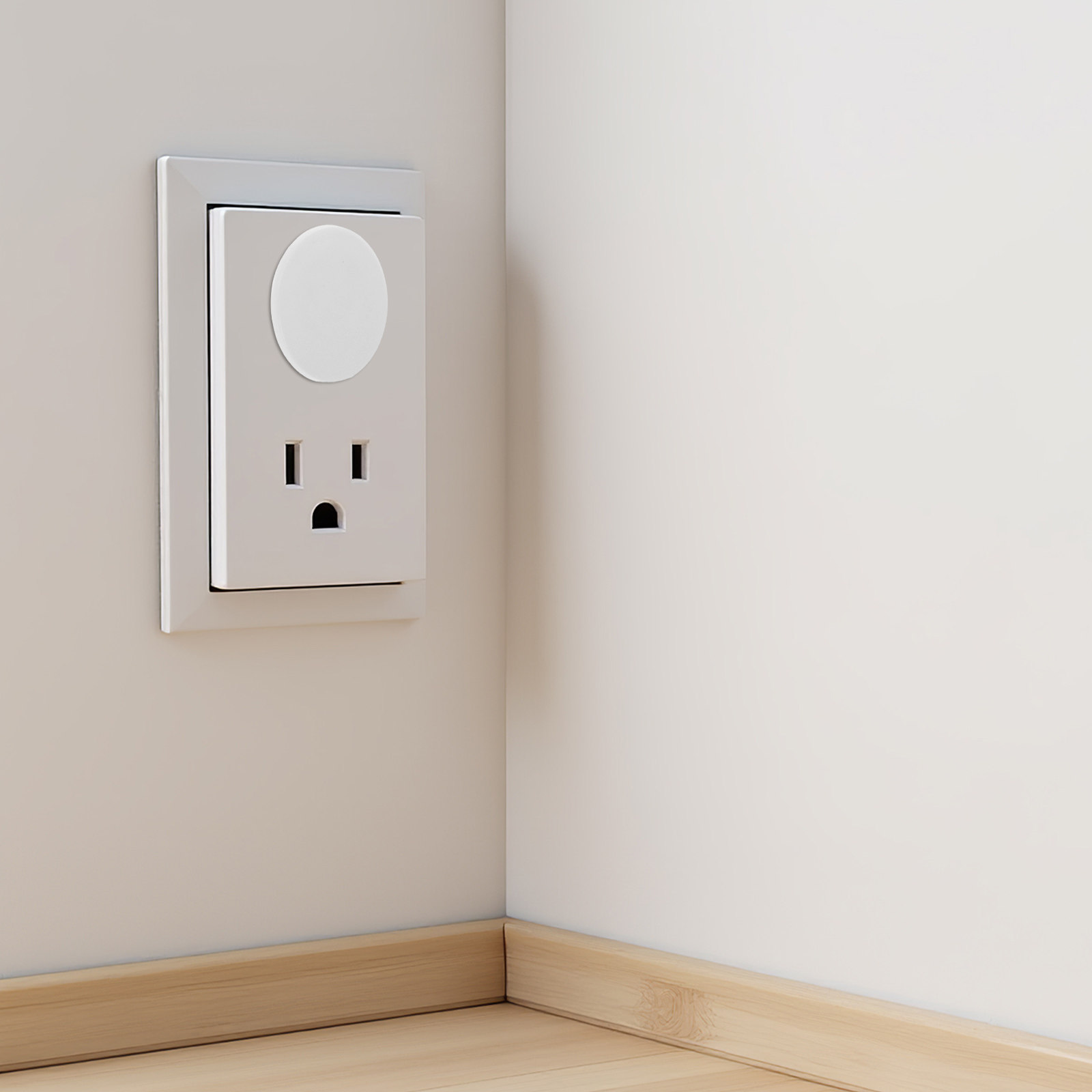 Outlet Cover Baby - ฝาครอบปลั๊กไฟแบบป้องกันเด็ก 50 ชิ้น พลาสติกสีขาว ฝาครอบปลั๊กนิรภัยสำหรับเด็ก สำหรับปลั๊กแบบสองขา