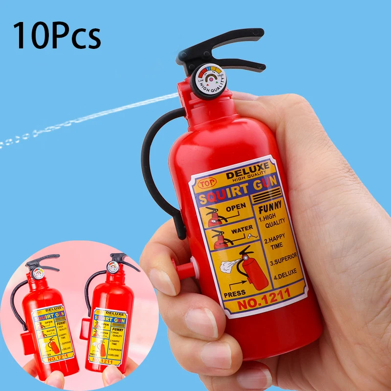 Fire Extinguisher Small - ปืนฉีดน้ำ apar MINI สร้างสรรค์10ชิ้นของเล่นกลางแจ้งฤดูร้อนสำหรับวันเกิดสำหรับเด็กของขวัญปาร์ตี้ฟิลเลอร์พินาต้าถุงใส่สารพัดประโยชน์