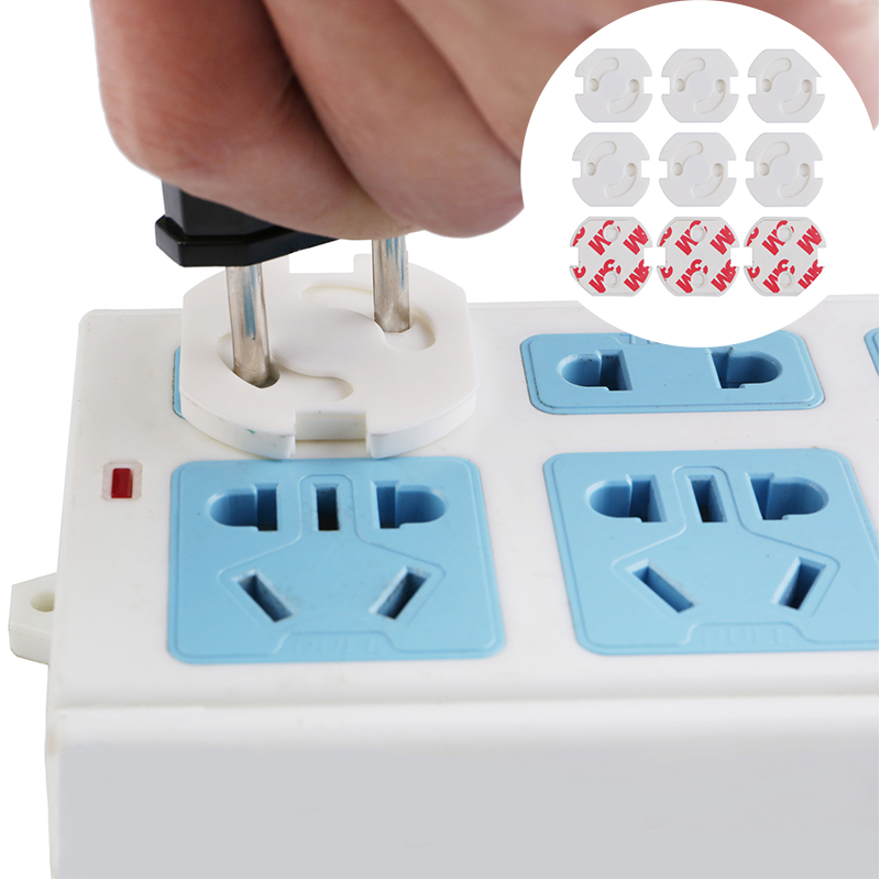 Outlet Cover Baby - ฝาครอบปลั๊กไฟ ป้องกันไฟดูด ป้องกันเด็ก ป้องกันอันตรายจากไฟฟ้า ฝาครอบนิรภัยเด็ก ฝาครอบปลั๊กพลาสติก