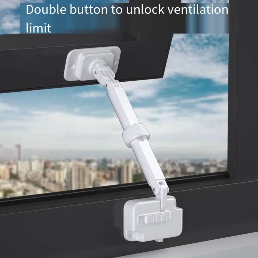 Window Lock Bar - กลอนประตูหน้าต่างแบบเลื่อนได้สำหรับเด็ก, กลอนประตูหน้าต่างแบนแบบไม่ต้องเจาะเพื่อความปลอดภัยป้องกันการโจรกรรม