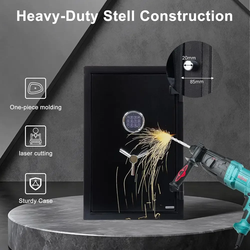 1400 ° ตู้เซฟปืนกันไฟพร้อมระบบ - Fire Safe Document บทวิจารณ์และราคา