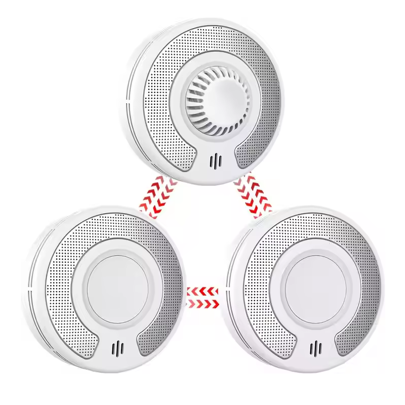 เครื่องตรวจจับควันและความร้อนท - Smoke Detector Interconnected บทวิจารณ์และราคา