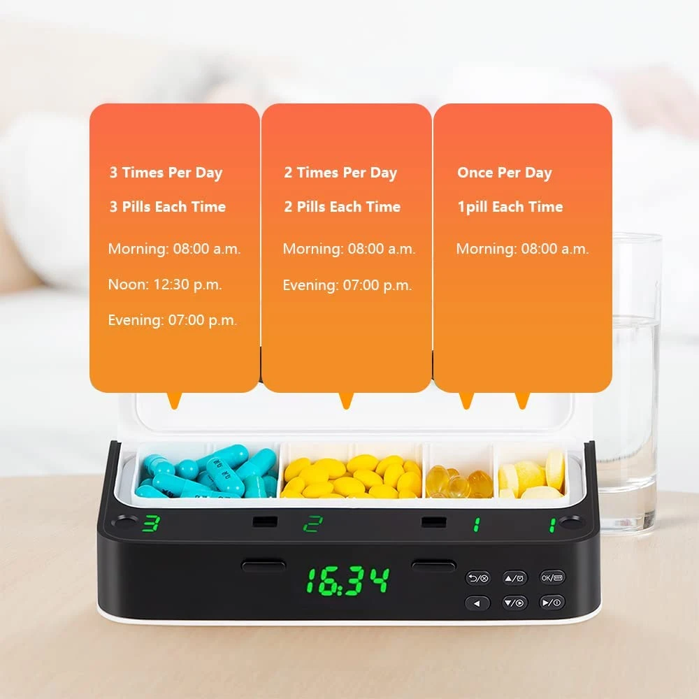 เครื่องจ่ายยาพร้อมนาฬิกาปลุกรา - Medicine Cabinet Lock บทวิจารณ์และราคา