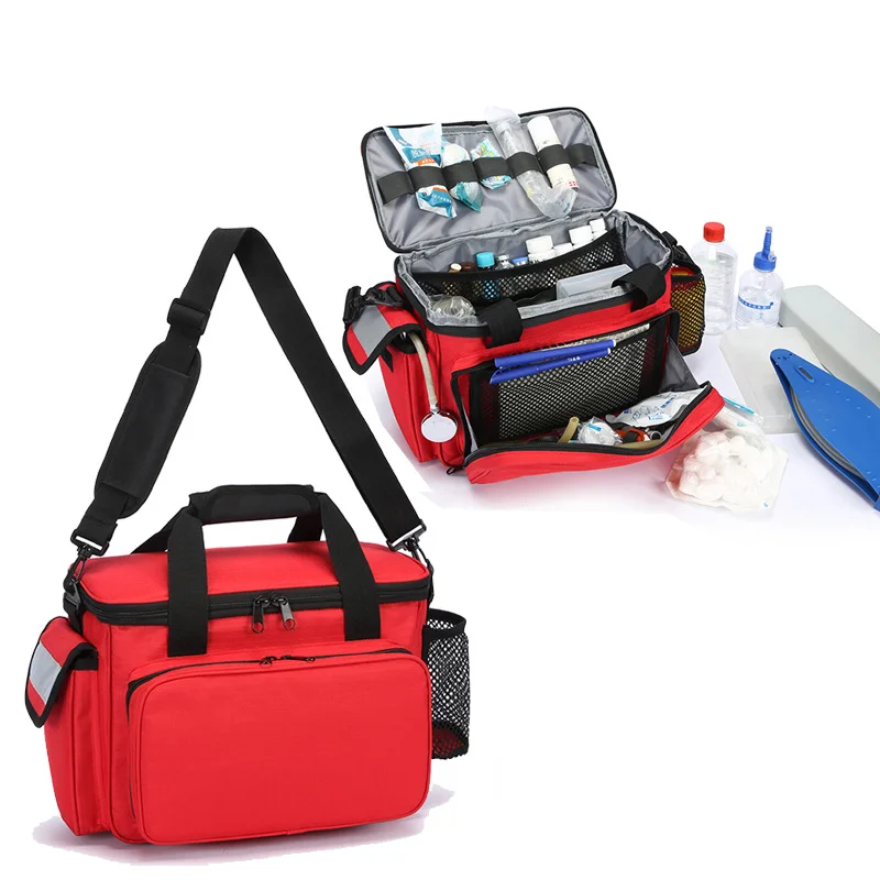 ชุดปฐมพยาบาลกลางแจ้งแบบพกพา กร - First Aid Bag Kit บทวิจารณ์และราคา