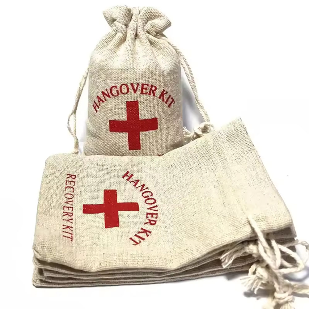 ถุงผ้าฝ้ายลินินสำหรับงานปาร์ตี - First Aid Bag Kit บทวิจารณ์และราคา