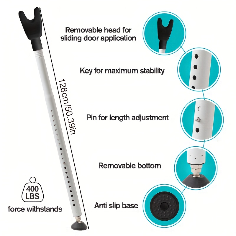 ราวกั้นประตูแบบเลื่อน 2in1 ปรั - Window Lock Bar บทวิจารณ์และราคา