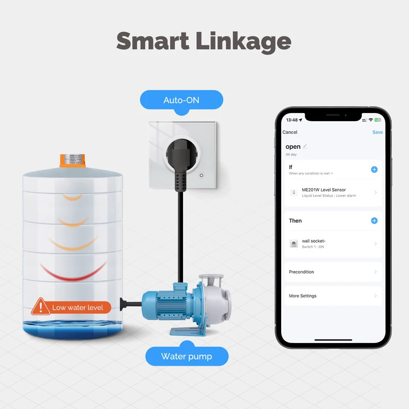 เซ็นเซอร์วัดระดับน้ำอัจฉริยะ M - Water Alarm Sensor บทวิจารณ์และราคา