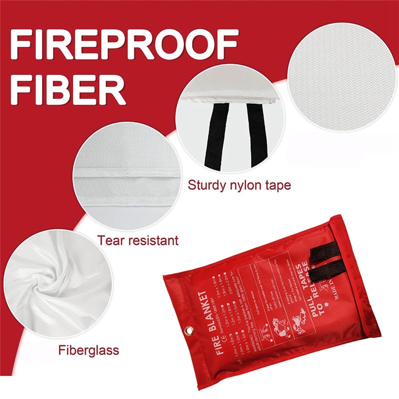 โปรโมชั่นวันนี้ ผ้าห่มกันไฟฉุก - Fire Blanket Kitchen บทวิจารณ์และราคา