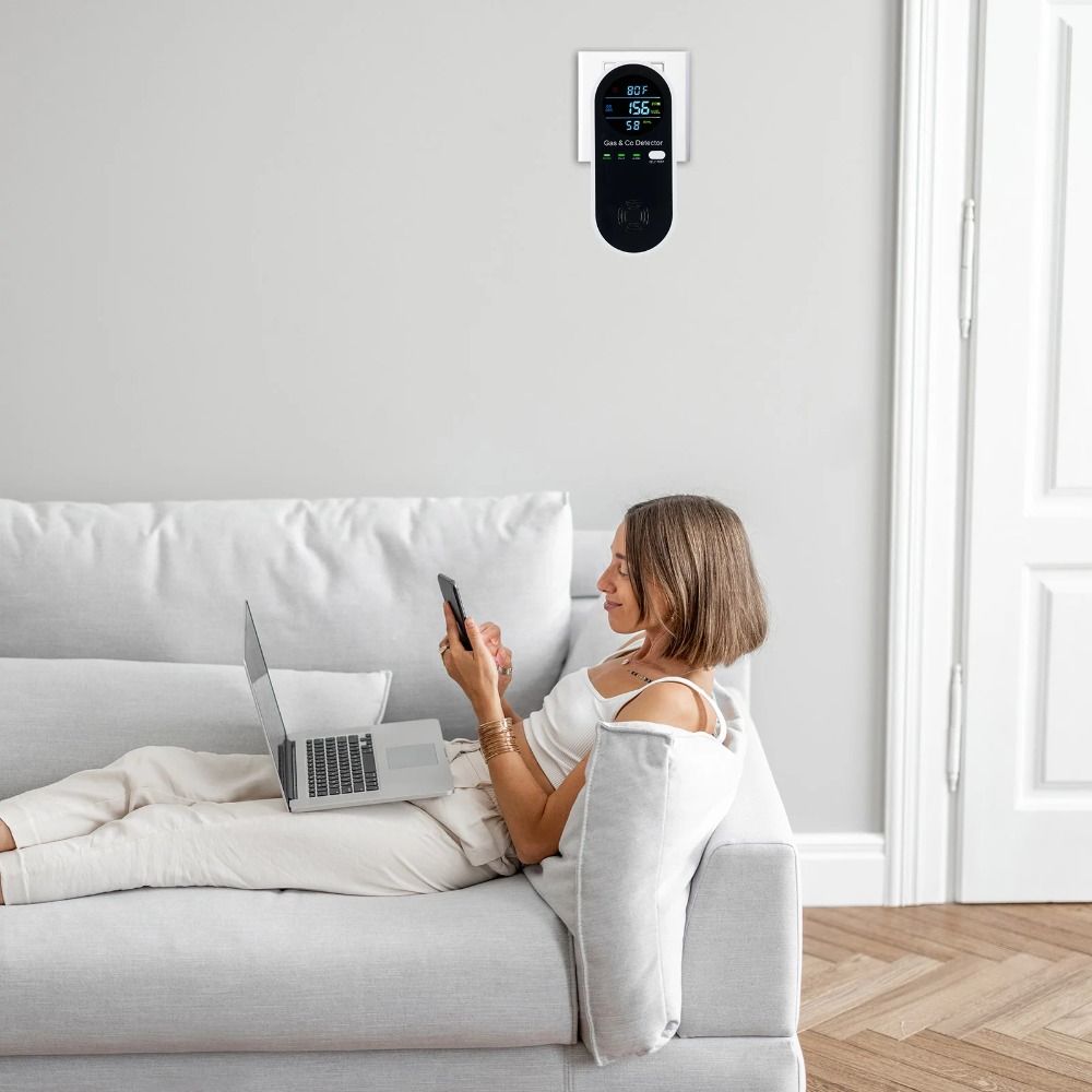 เครื่องตรวจจับก๊าซคาร์บอนมอนอก - Co Detector Plug บทวิจารณ์และราคา