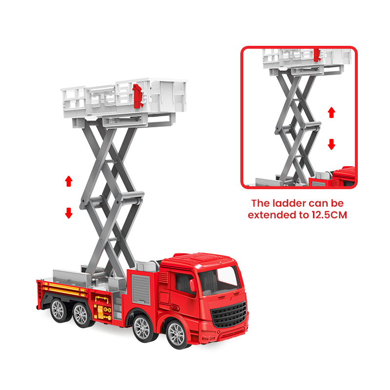 1:55 Diecast Fire รถบรรทุกจําล - Fire Escape Ladder บทวิจารณ์และราคา