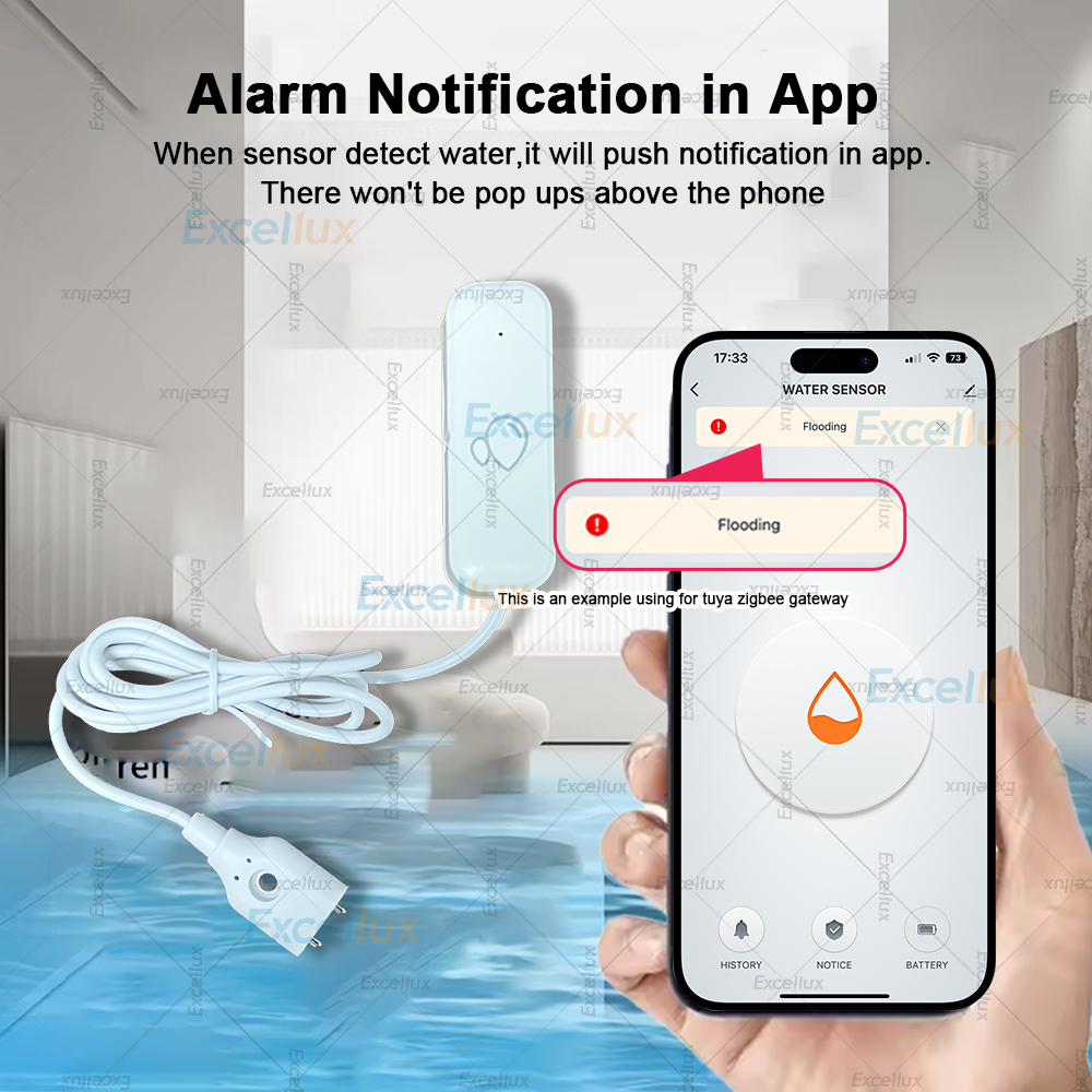 เซ็นเซอร์ตรวจจับน้ำรั่วซึมอัจฉ - Water Alarm Sensor บทวิจารณ์และราคา