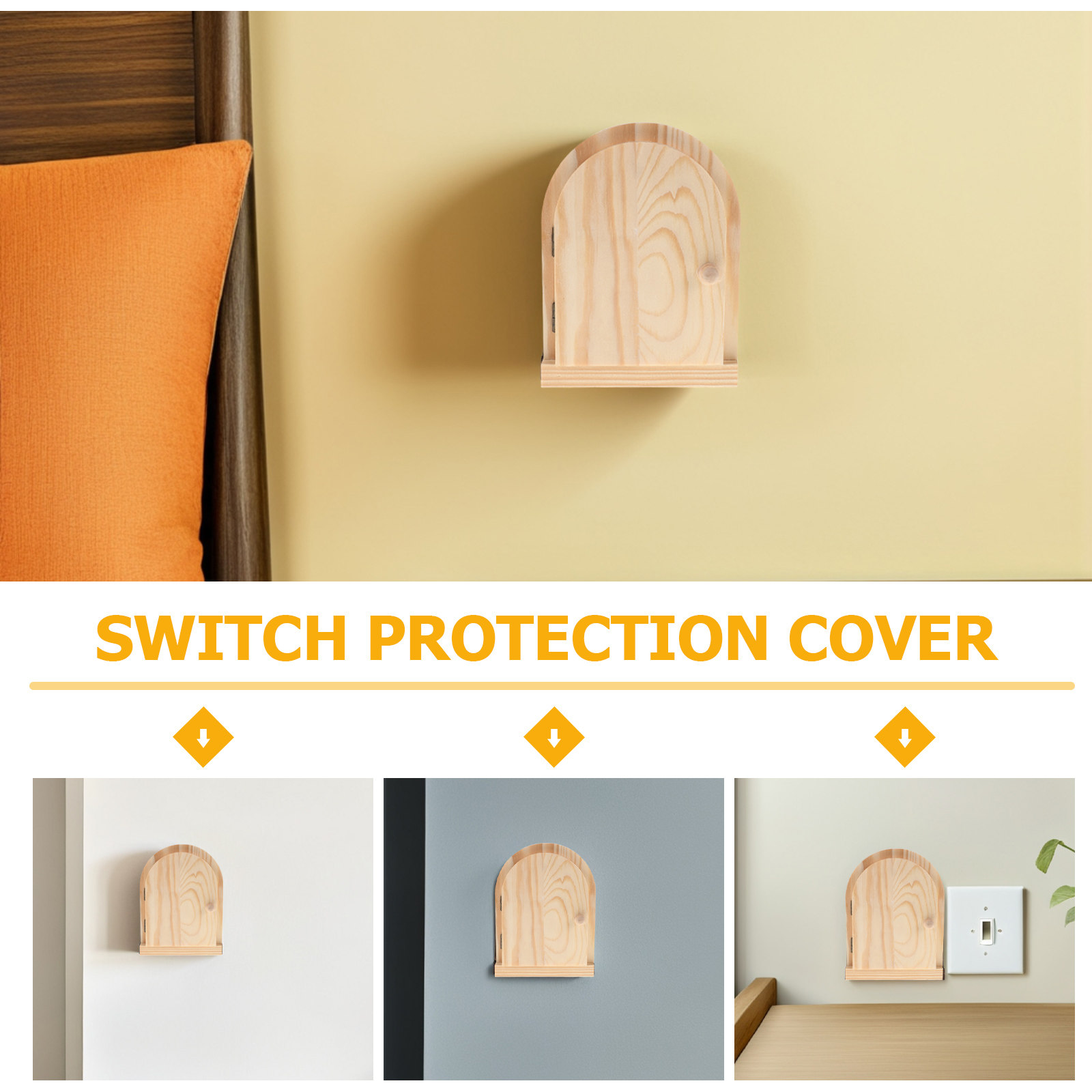 แผ่นปิดเต้ารับไฟฟ้ารูปทรงประตู - Outlet Cover Baby บทวิจารณ์และราคา