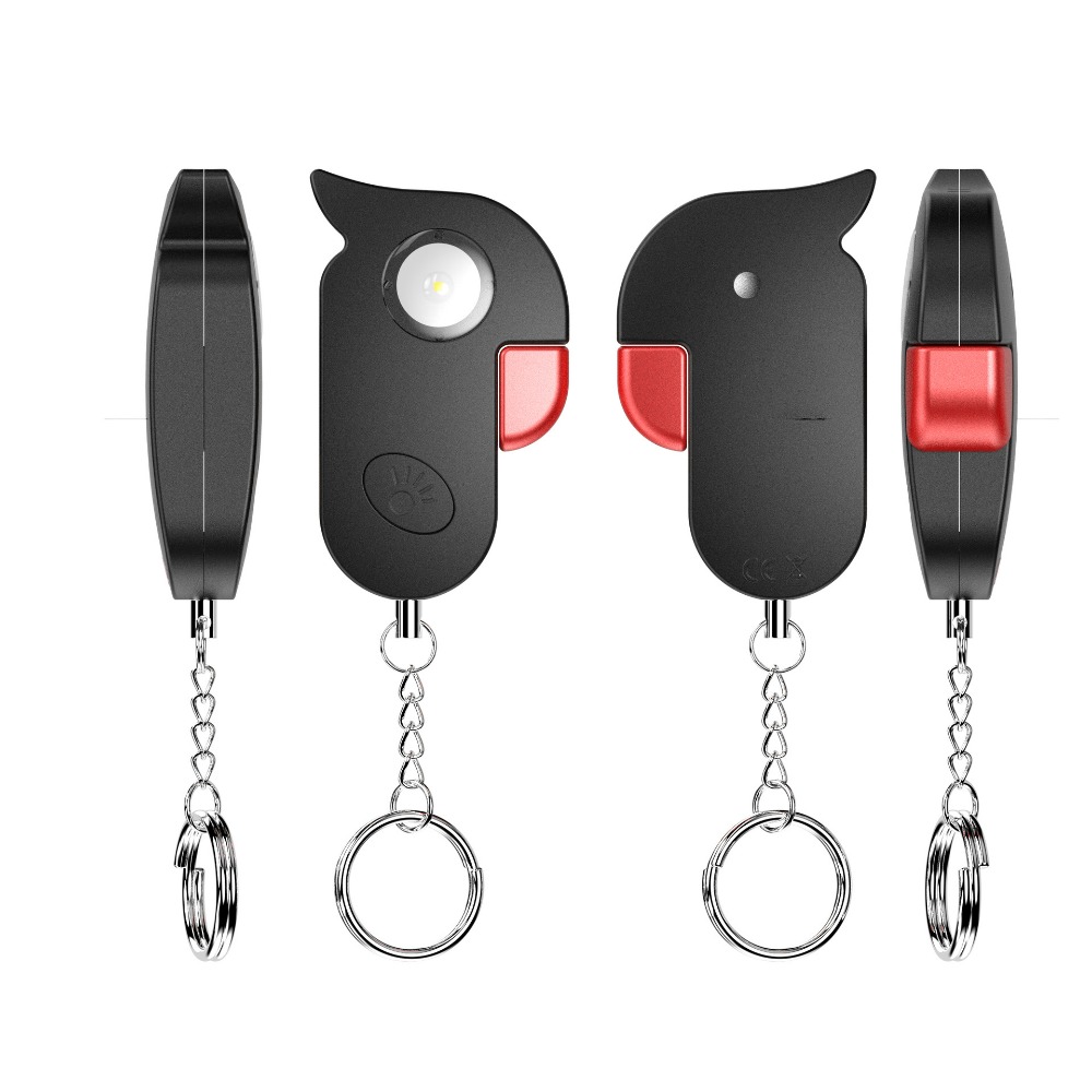 พวงกุญแจสัญญาณกันขโมยรูปนกแบบพ - Personal Alarm Keychain บทวิจารณ์และราคา