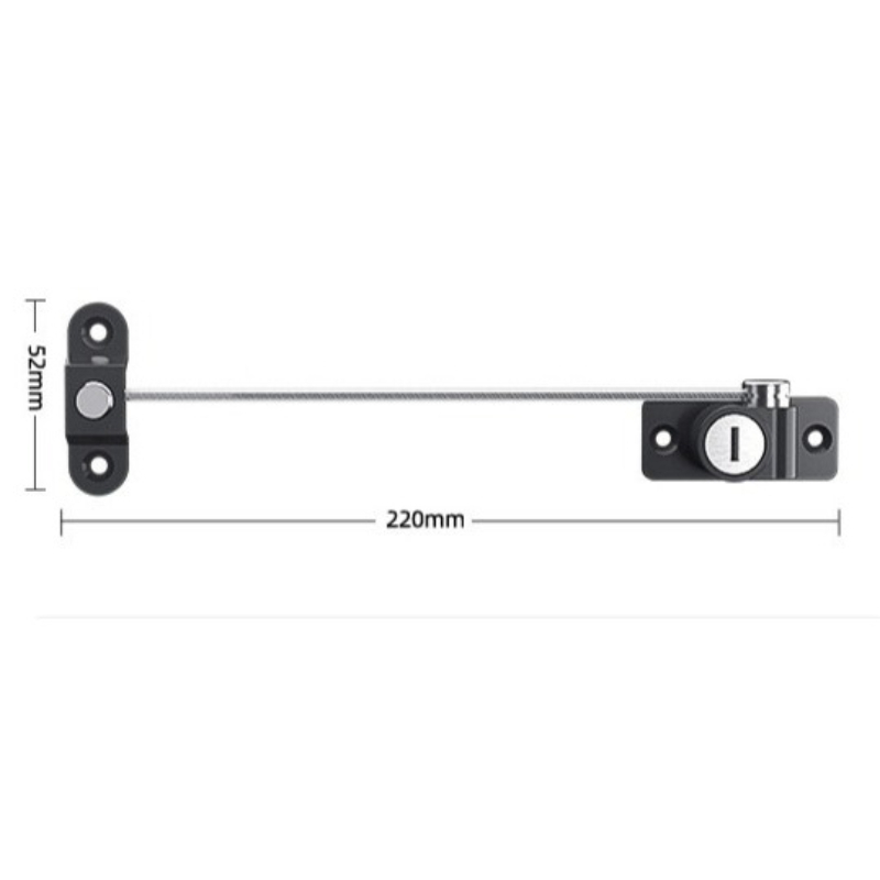ตัวล็อคประตูหน้าต่าง ป้องกันเด - Security Chain Door บทวิจารณ์และราคา