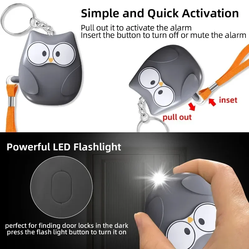 สัญญาณเตือนการป้องกันตัวเองส่ว - Personal Alarm Keychain บทวิจารณ์และราคา