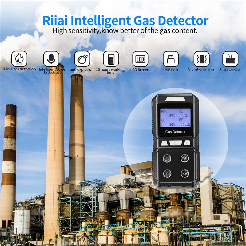 เครื่องตรวจจับก๊าซ 4 ชนิดแบบพก - Co Detector Plug บทวิจารณ์และราคา