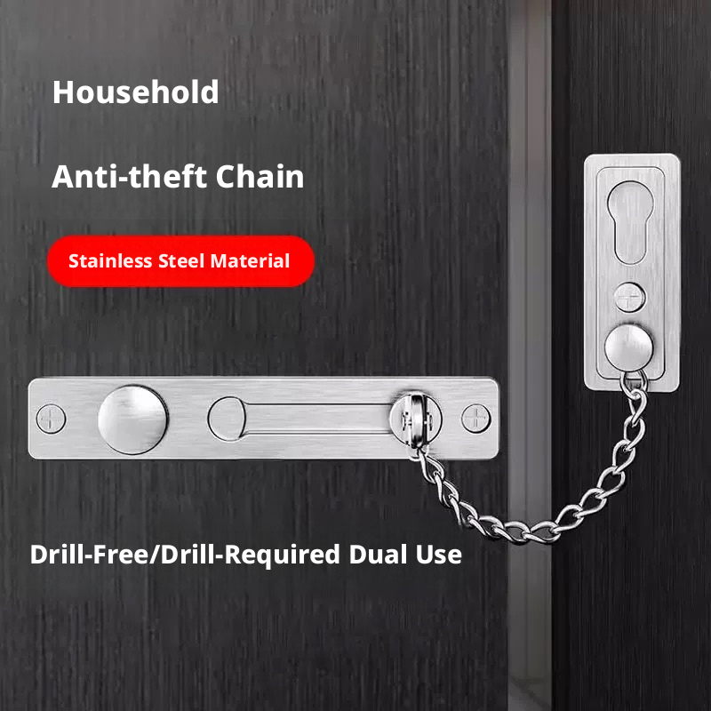 ล็อคโซ่ประตูสแตนเลสป้องกันการโ - Security Chain Door บทวิจารณ์และราคา