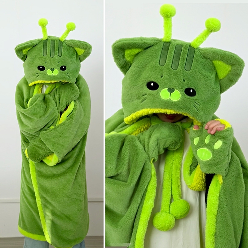ผ้าห่มคลุมตัวลายการ์ตูนแมวเอเล - Fire Blanket Kitchen บทวิจารณ์และราคา