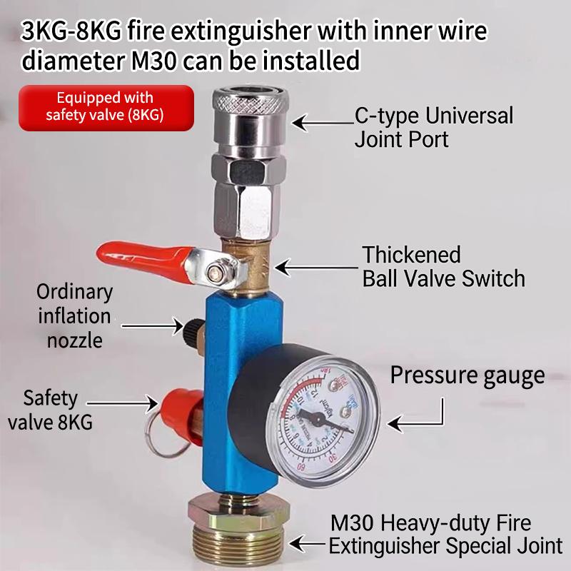 ชุดแปลงอะแดปเตอร์แรงดันปั๊มลมส - Fire Extinguisher Small บทวิจารณ์และราคา