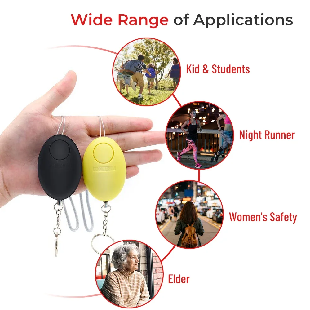 120dB สัญญาณเตือนภัยส่วนบุคคล  - Personal Alarm Keychain บทวิจารณ์และราคา