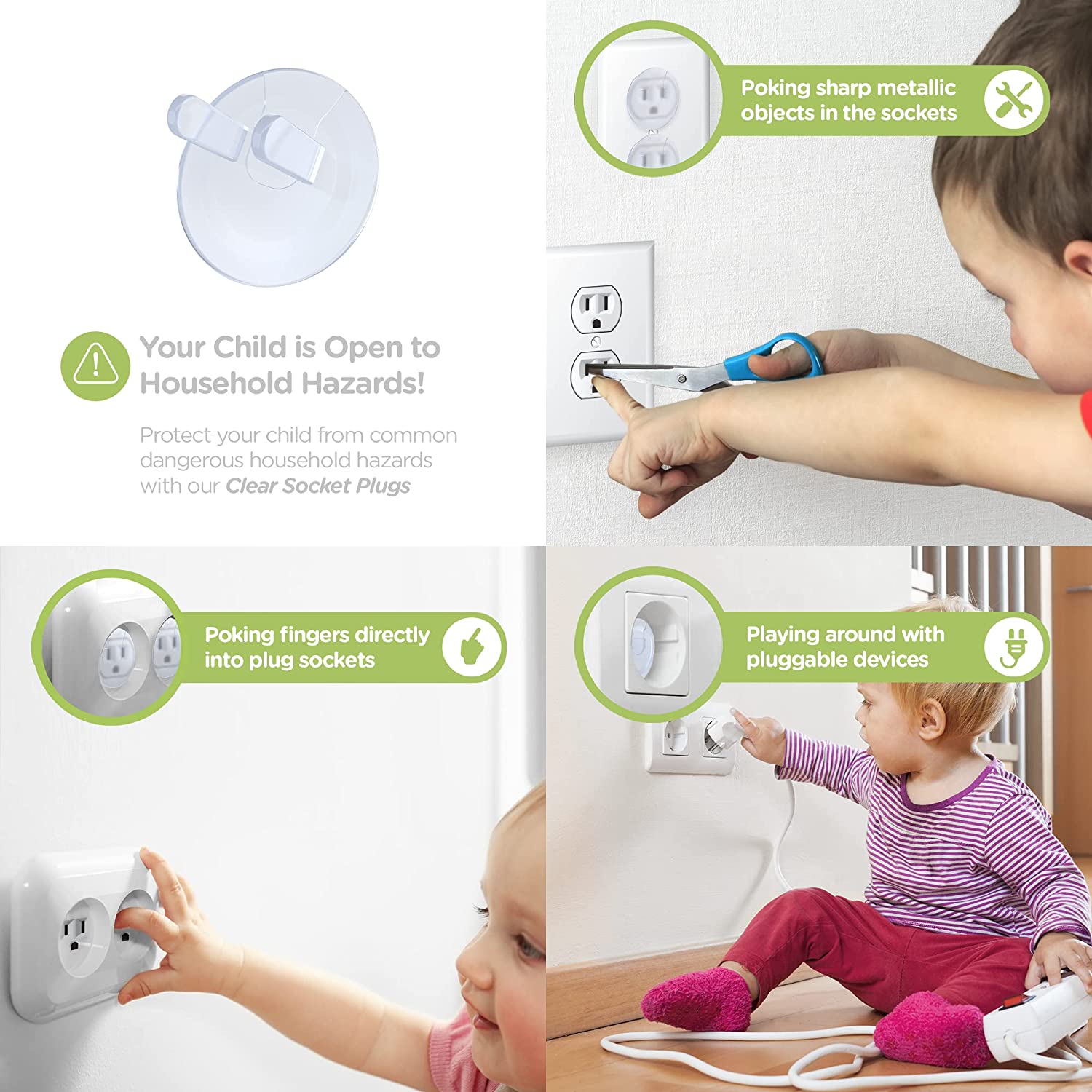 ฝาครอบปลั๊กไฟ 10 ชิ้น, ฝาครอบป - Outlet Cover Baby บทวิจารณ์และราคา