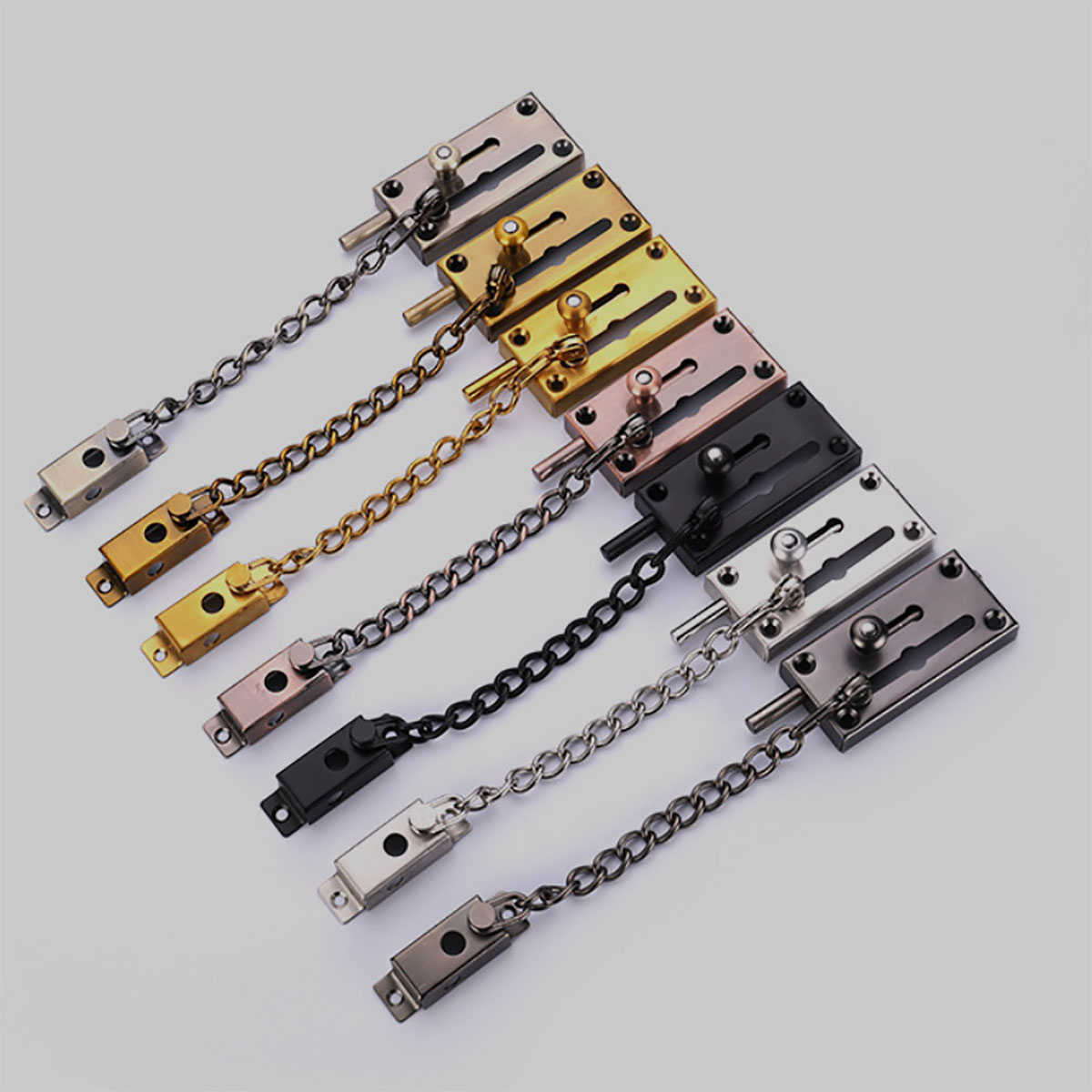 ล็อคประตูสแตนเลสแบบหนาใหม่พร้อ - Security Chain Door บทวิจารณ์และราคา