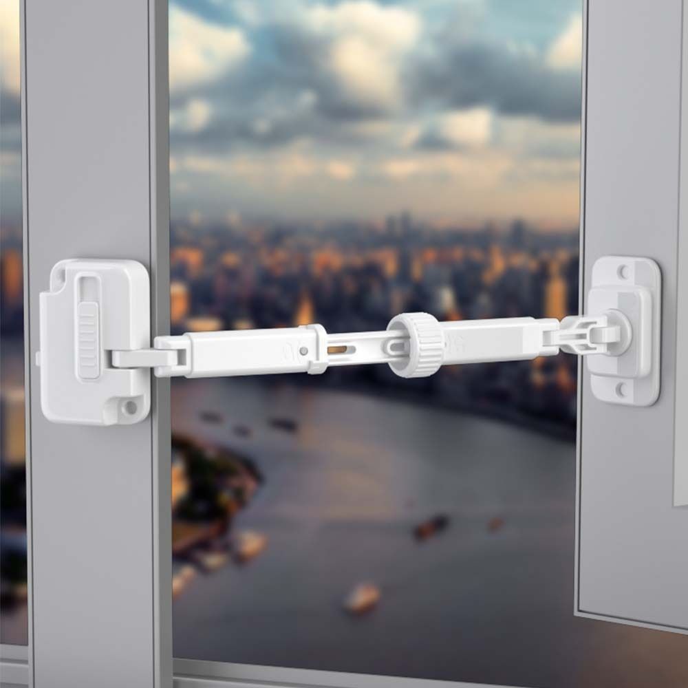 กลอนประตูหน้าต่างแบบเลื่อนได้ส - Window Lock Bar บทวิจารณ์และราคา