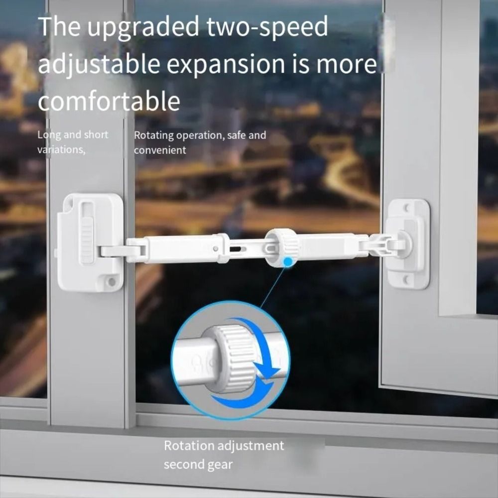 กลอนประตูหน้าต่างแบบเลื่อนได้ส - Window Lock Bar บทวิจารณ์และราคา